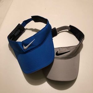 Lot of 2 Nike Visors